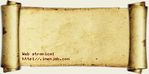 Ksenija Bzenić vizit kartica